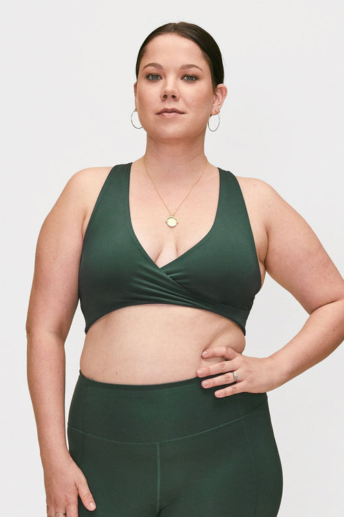 Moss May Crossover Nursing Bra