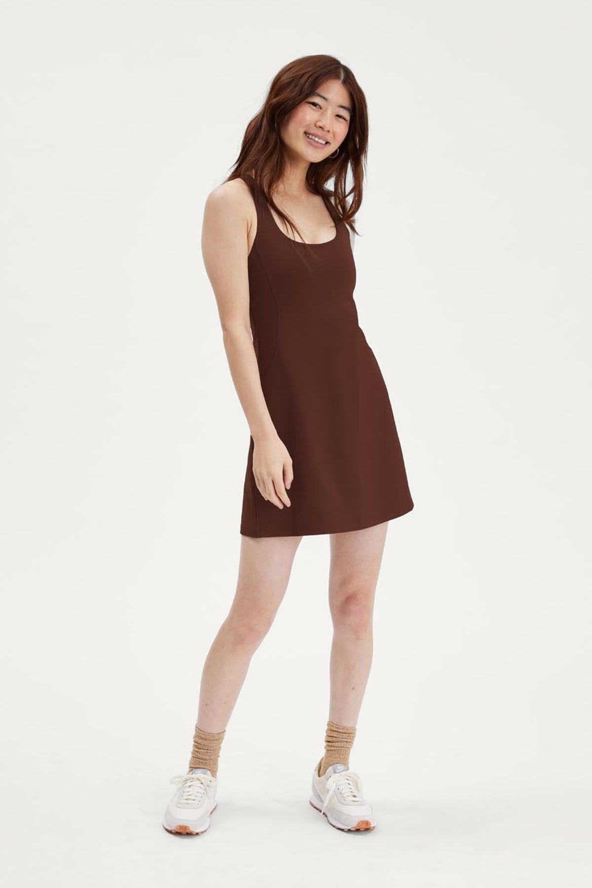 Earth Paloma Racerback Dress — Girlfriend Collective