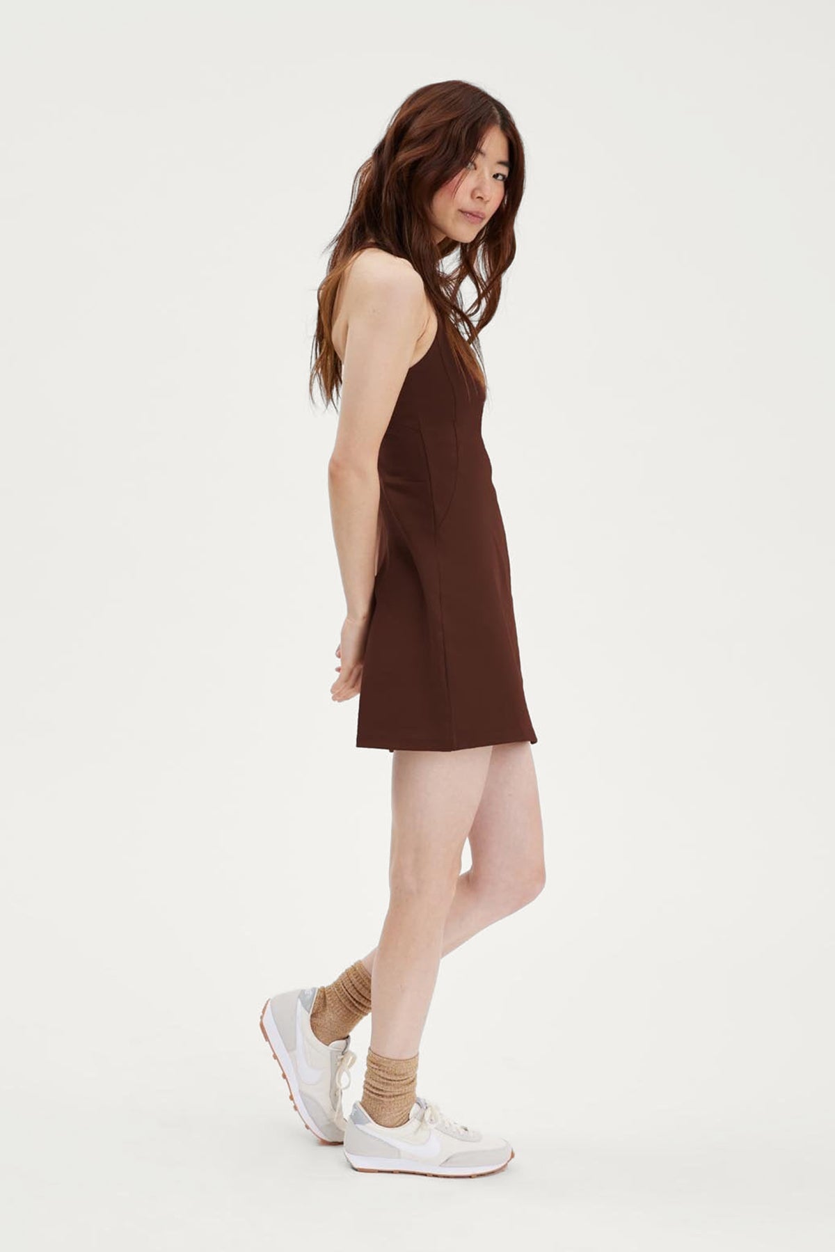 Girlfriend Collective Paloma Dress in Moss – zebraclubcanada