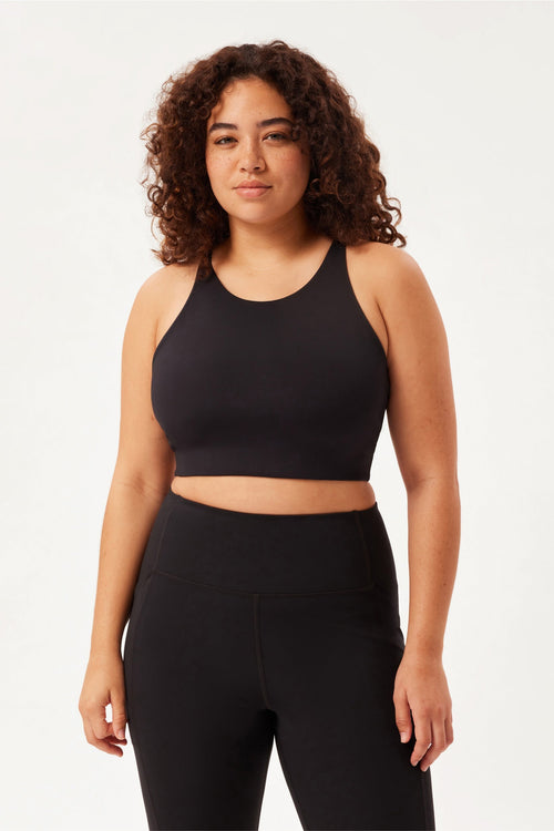 Black Topanga Halter Bra