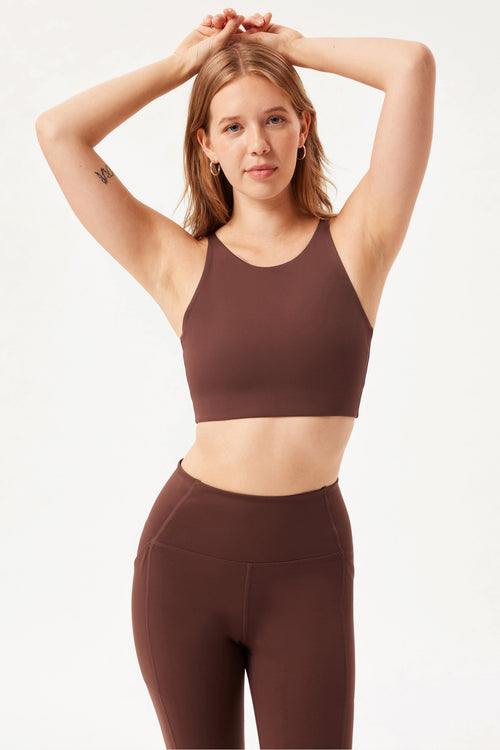 Earth Tommy Cropped Bra — Girlfriend Collective