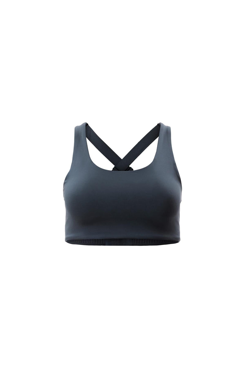 Midnight Simone High Support Bra — Girlfriend Collective