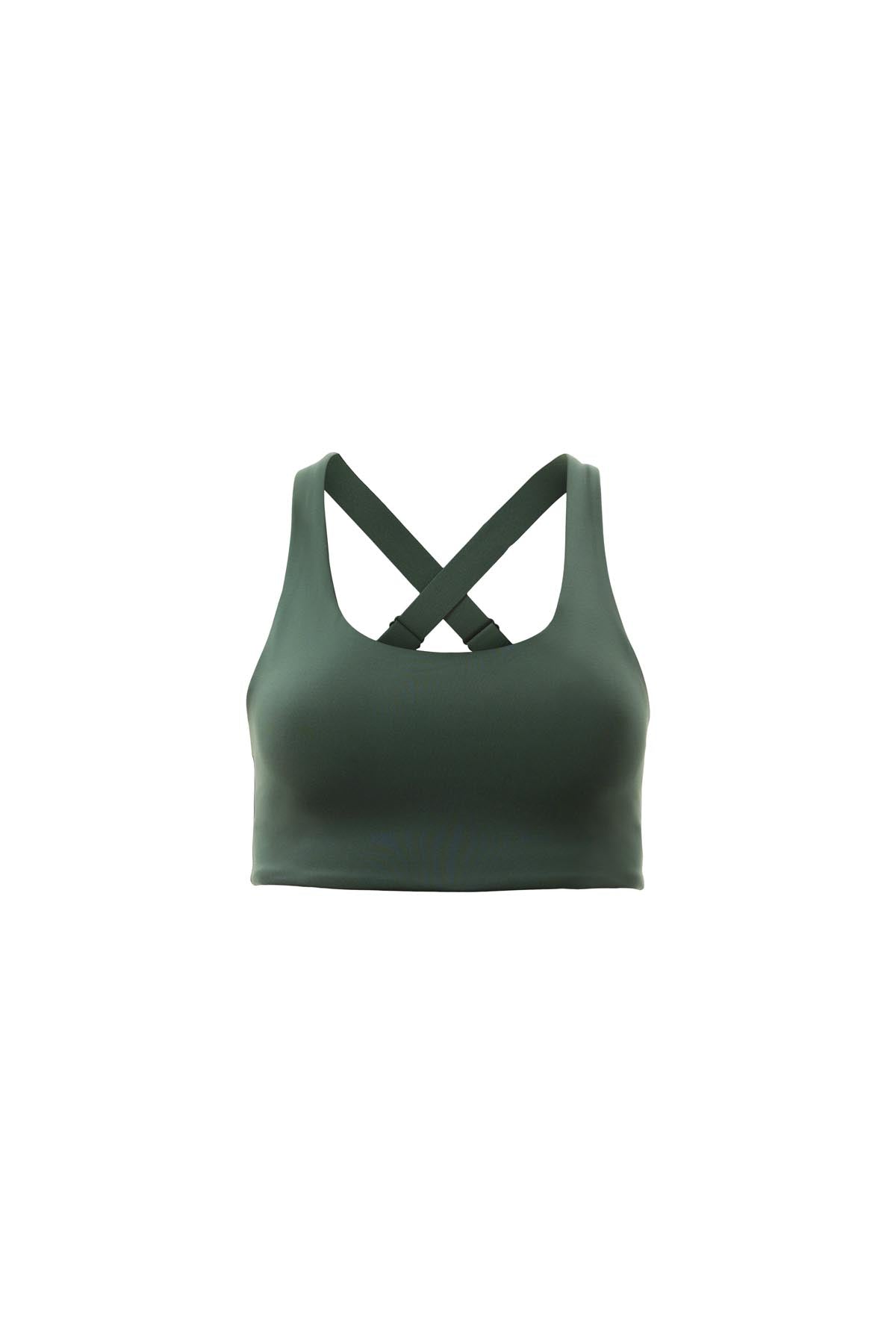 Plum Simone High Support Bra — Girlfriend Collective