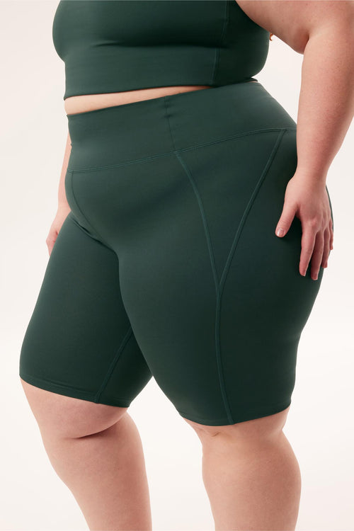 Moss Compressive Long High Rise Bike Short