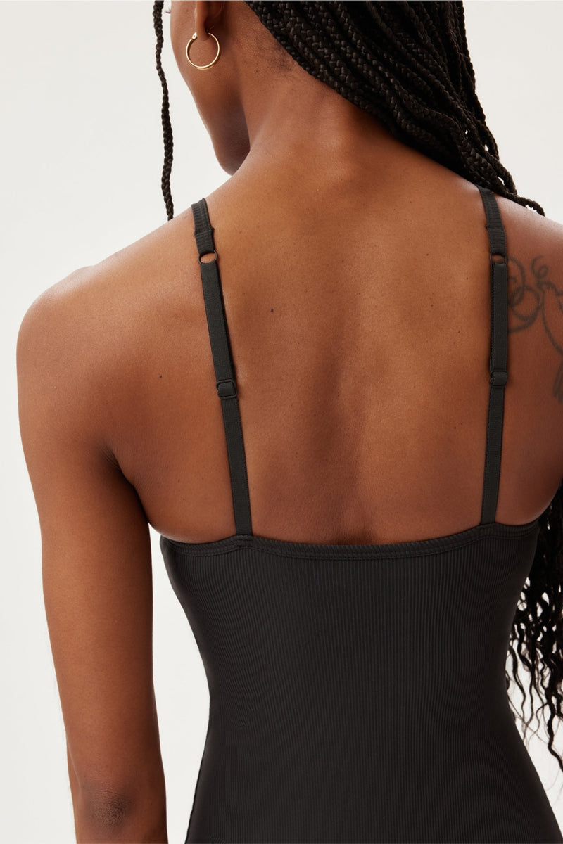 Copper Marlow High Neck Bodysuit — Girlfriend Collective