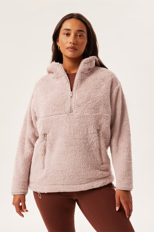 PRANA Women's Small Permafrost Half Zip Hoodie Sweater Pullover