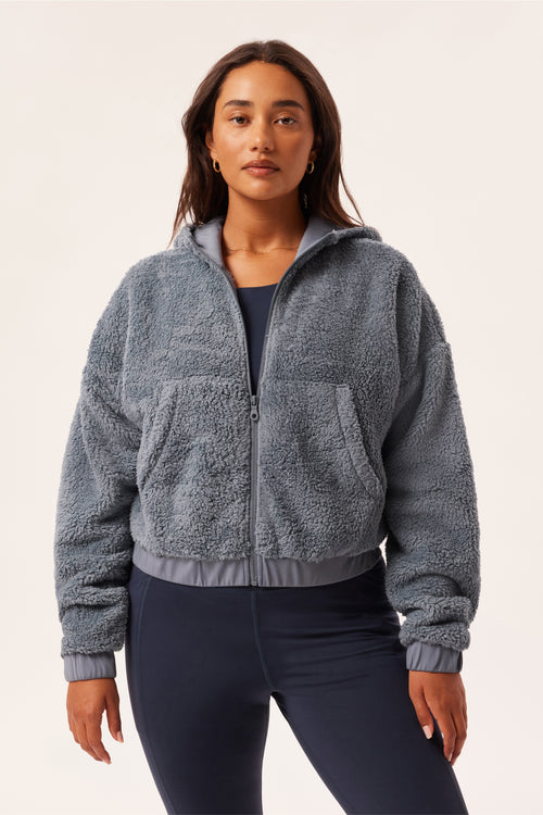 Ocean Recycled Fleece Bomber