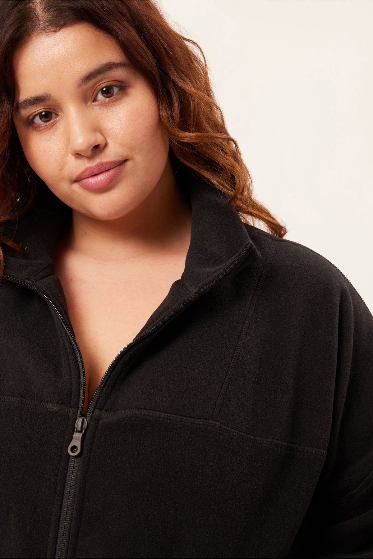 Coast Micro Fleece Half Zip Jacket — Girlfriend Collective