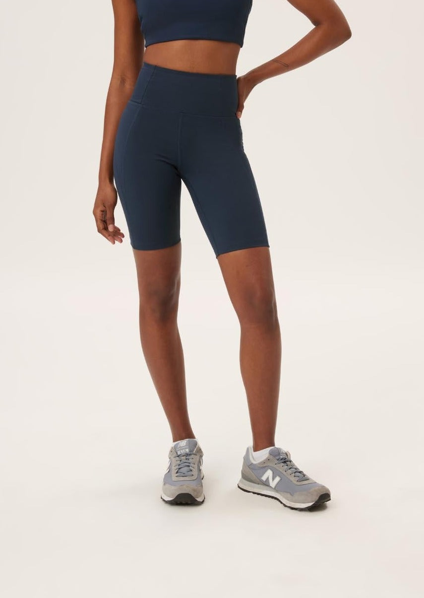 RLX Ralph Lauren High-Waist Cycling Shorts - Blue