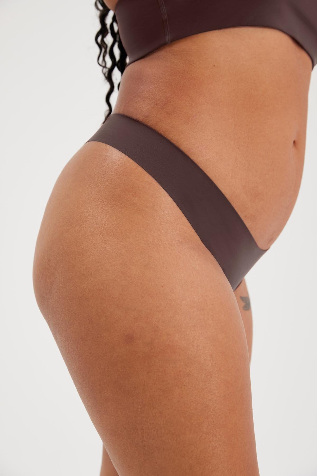 Girlfriend Collective Sport Tanga Raven – Yin Nation Store