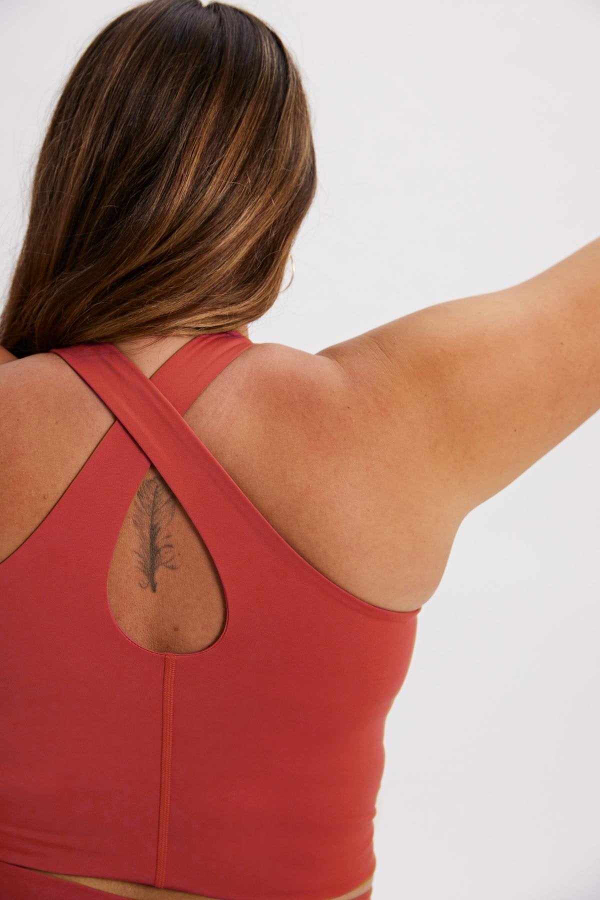 Alpine Heather Zoe Superstretch Tank — Girlfriend Collective