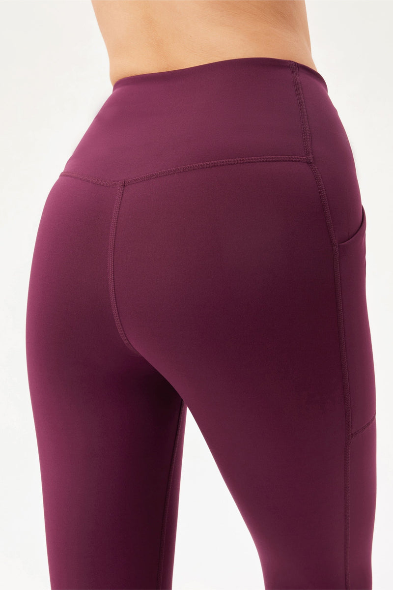 Lululemon 3/4 Length Leggings Womens 4 Purple Gym