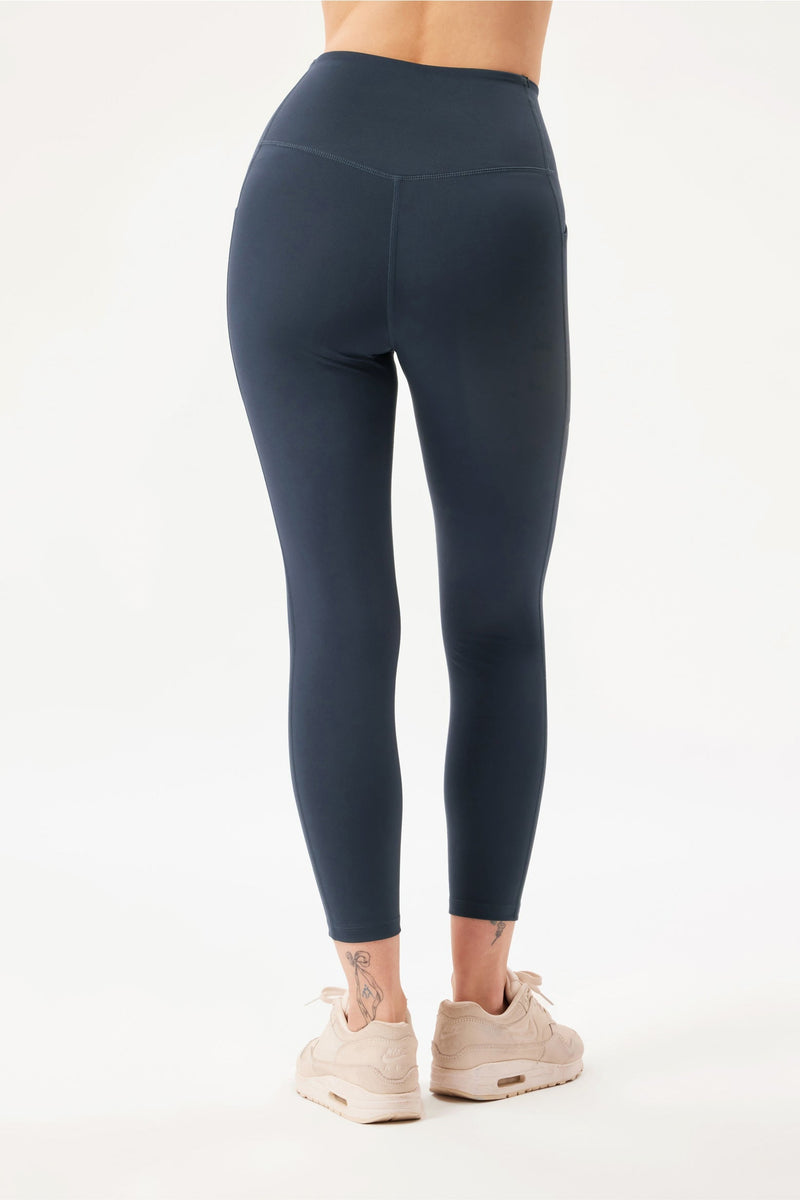 Midnight Blue Criss Cross Leggings