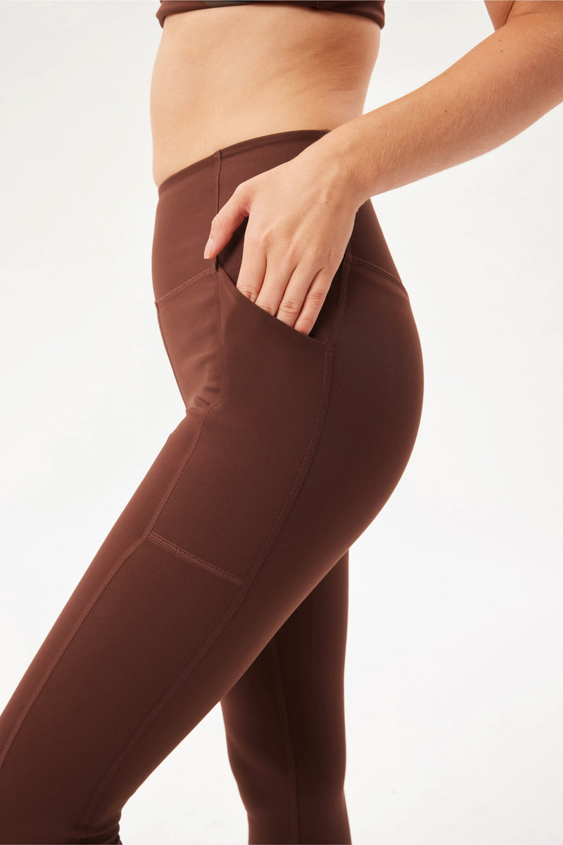 Girlfriend Collective High-Rise Legging in Earth
