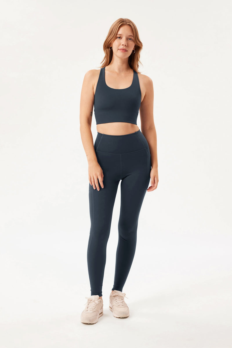 Citrine Compressive Pocket Legging — Girlfriend Collective