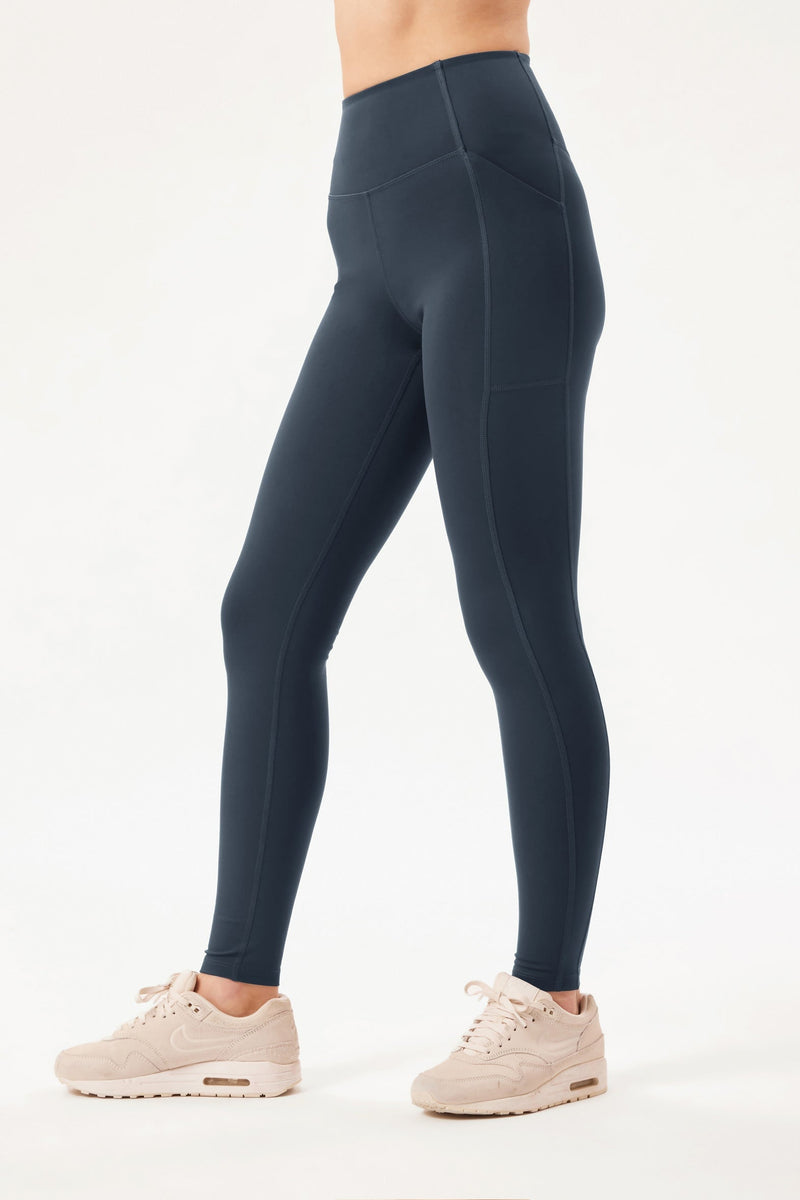 High Rise Compressive Legging - MOON