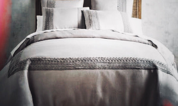 GREY LINEN SHEET SET INDIA