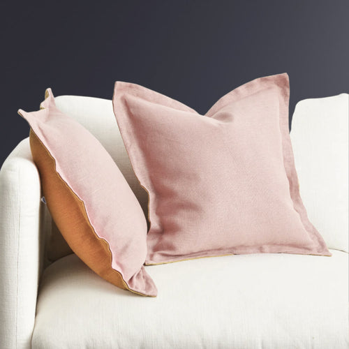 K Ø5 - Lavender + Terracotta Linen Cushion Cover