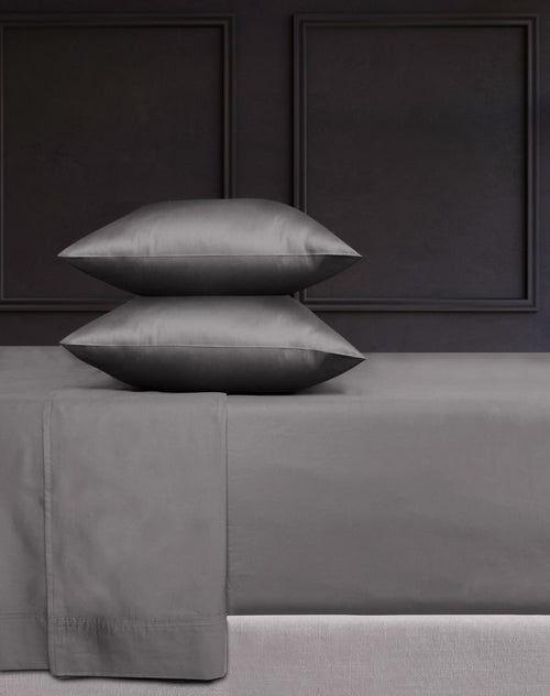 SPACE GREY - 500 TC SATEEN COTTON SHEET SET