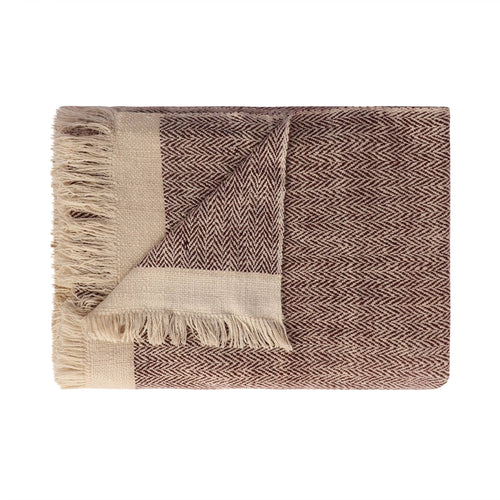 PURE PASHMINA BLANKET THROW - Herringbone COLOUR Series