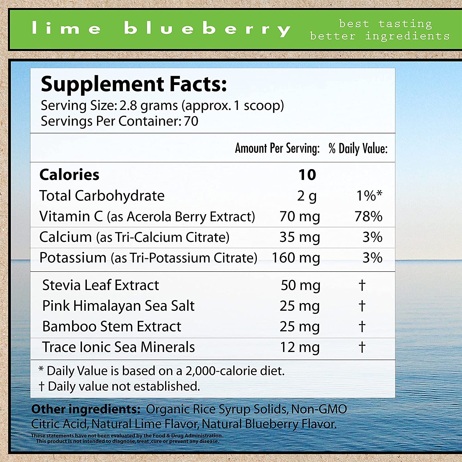 Superieur Electrolytes - Lime Blueberry Flavor (Canister) - TheLifeTree.com