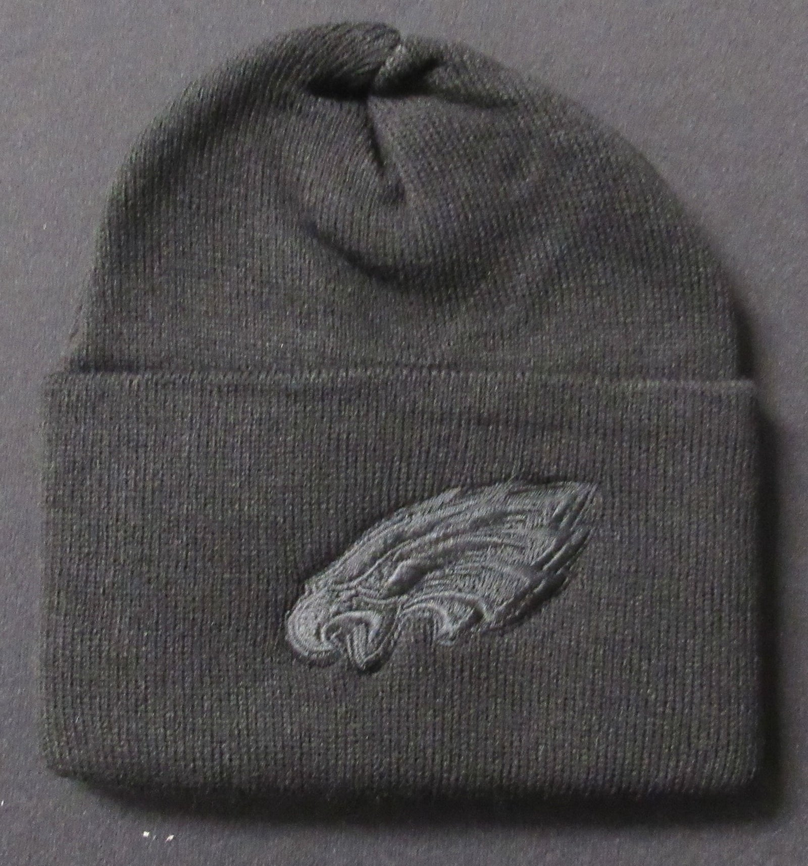 black knit hat