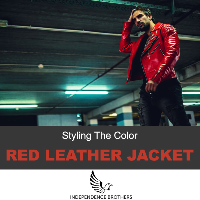 Styling The Red Leather Jacket - How To Wear That Much Color ...