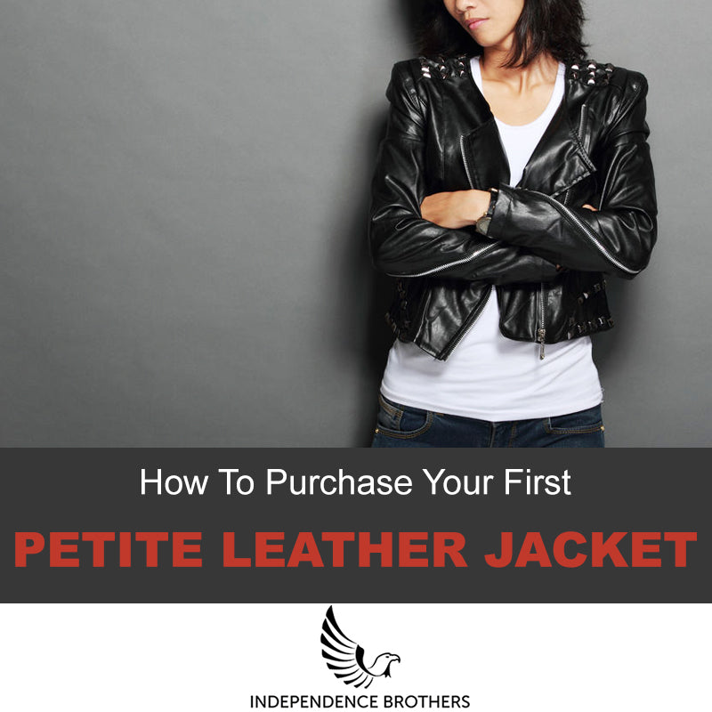 petite leather jacket