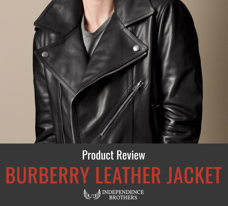 burberry leather jacket