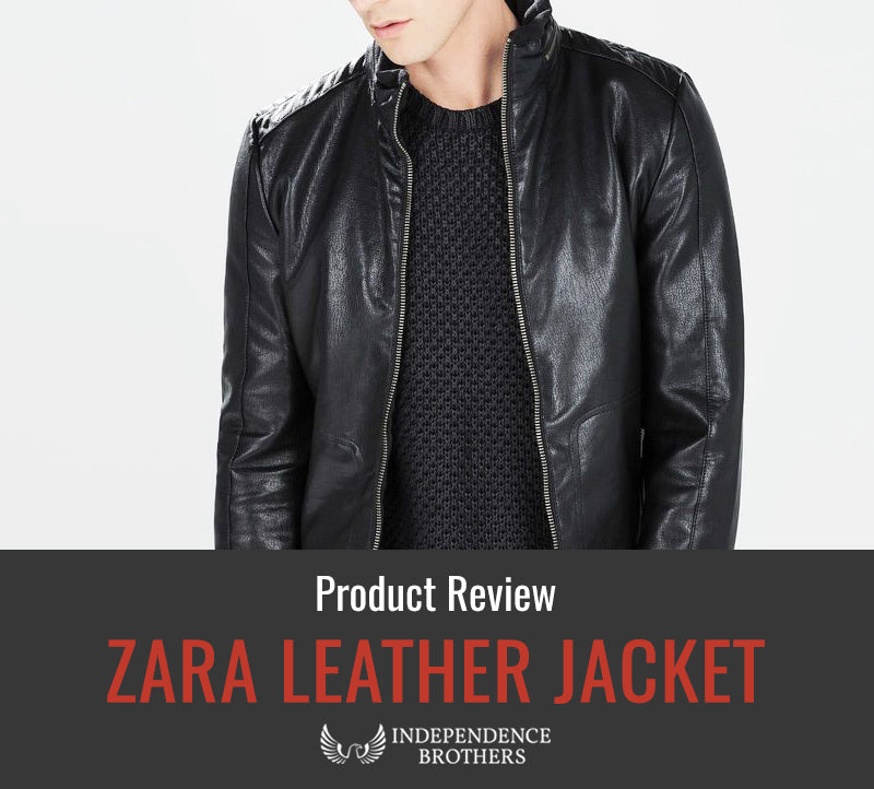 zara leather jacket price