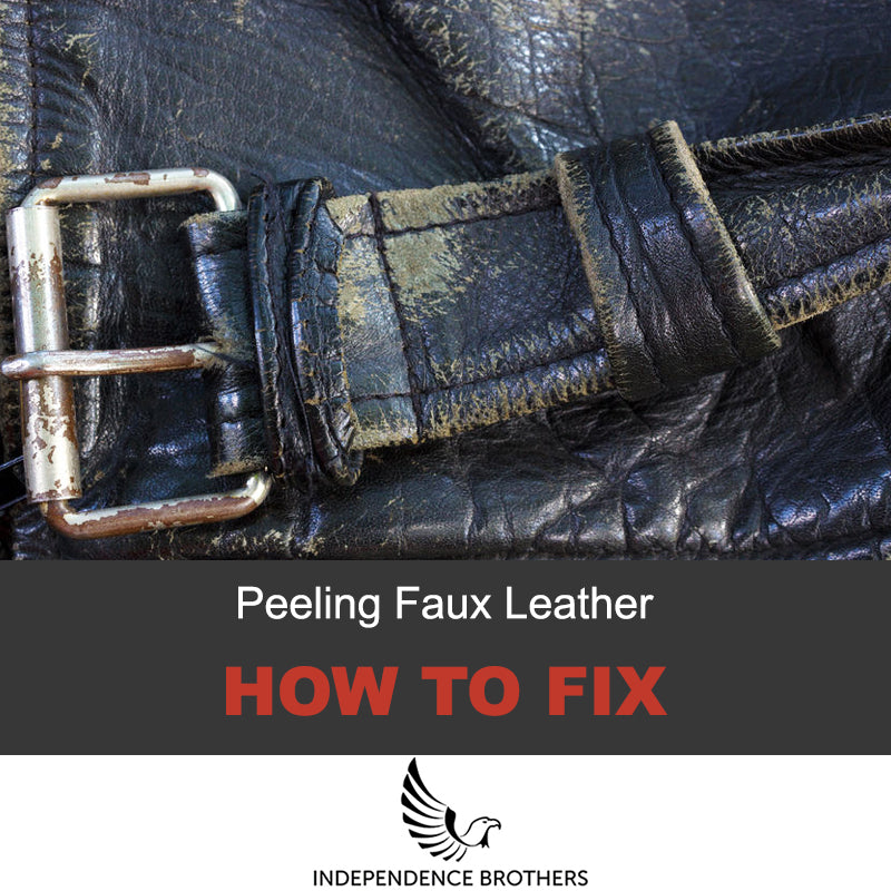 shoe polish on faux leather