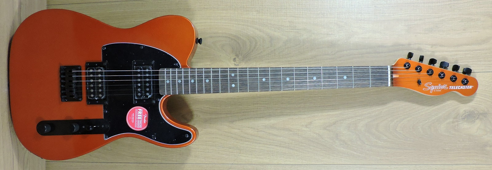 squier telecaster hh orange