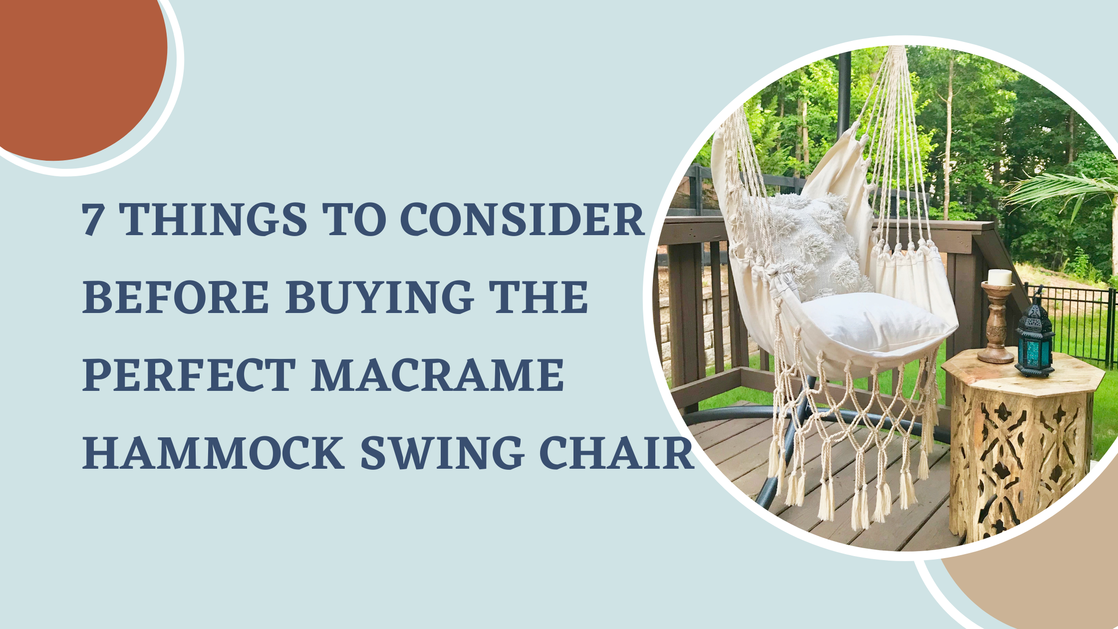 macrame hammock swing chair