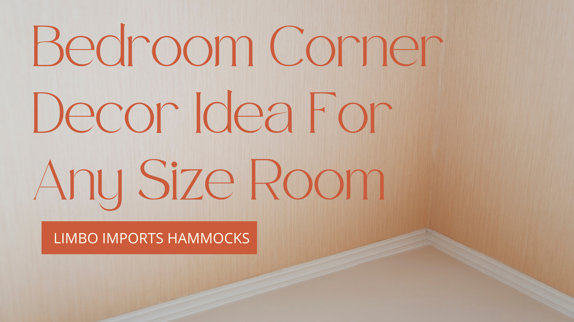 small bedroom corner decor idea