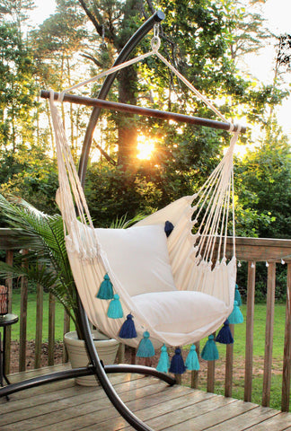 porch patio deck hammock swinging chair