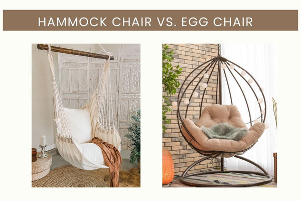 indoor egg chair decor idea
