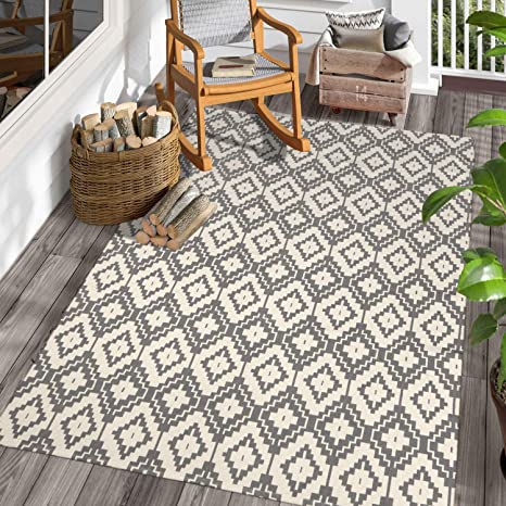 outdoor boho style rug