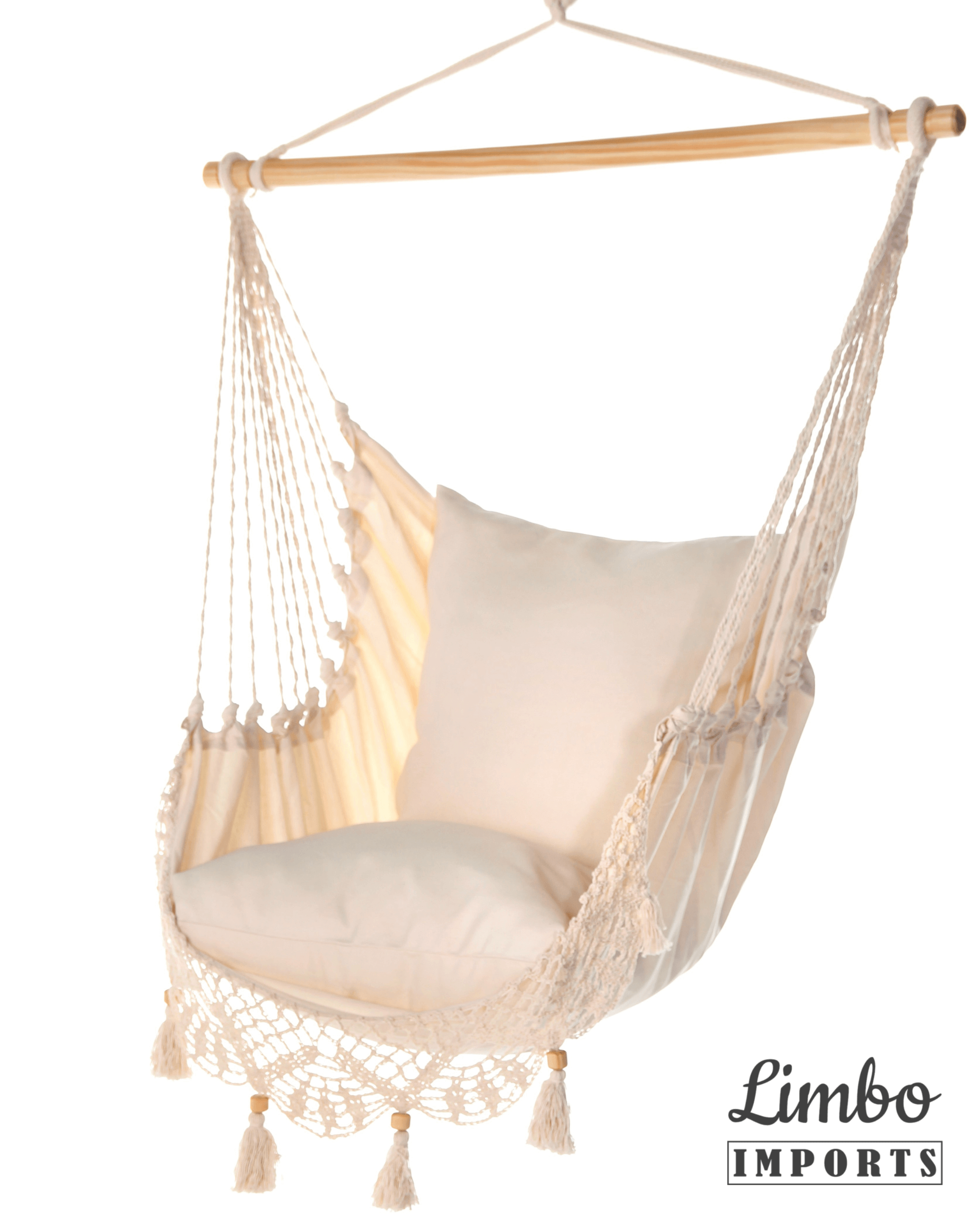 Crochet Hammock Swing Chair Handmade Indoor Hanging Chair Limbo