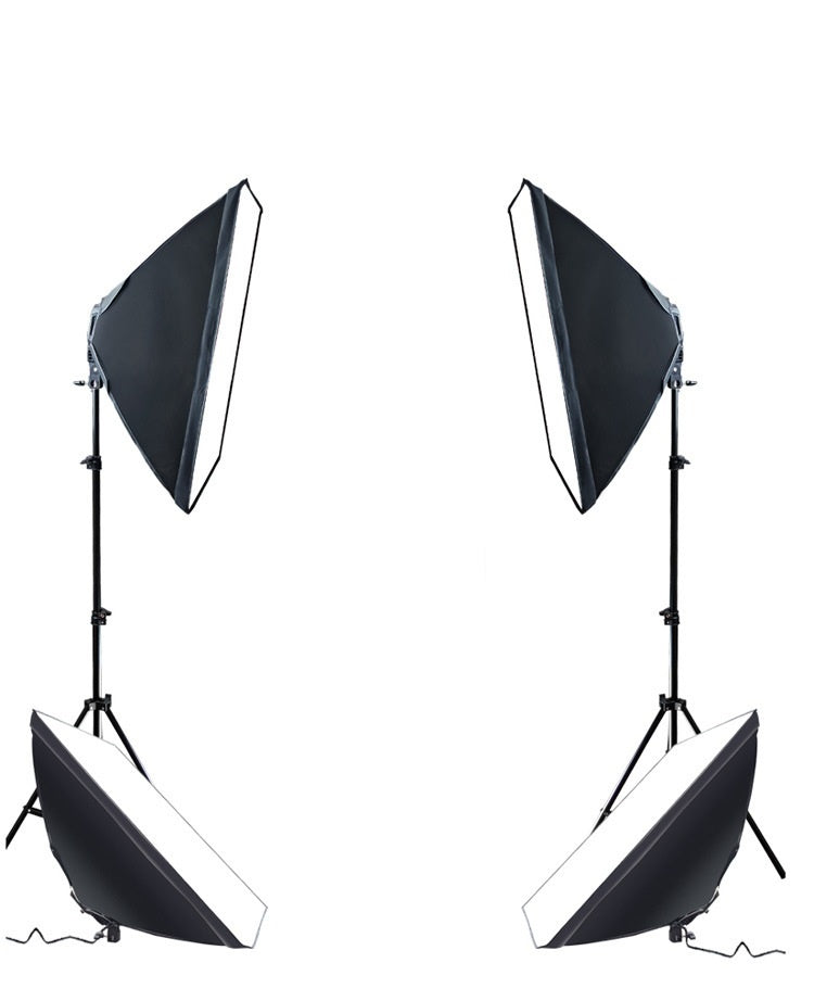 Studio PRO 1500 Watt Photography Continuous Studio Softbox Lighting Light Kit - 20 Inch X 28 Inch Softboxes