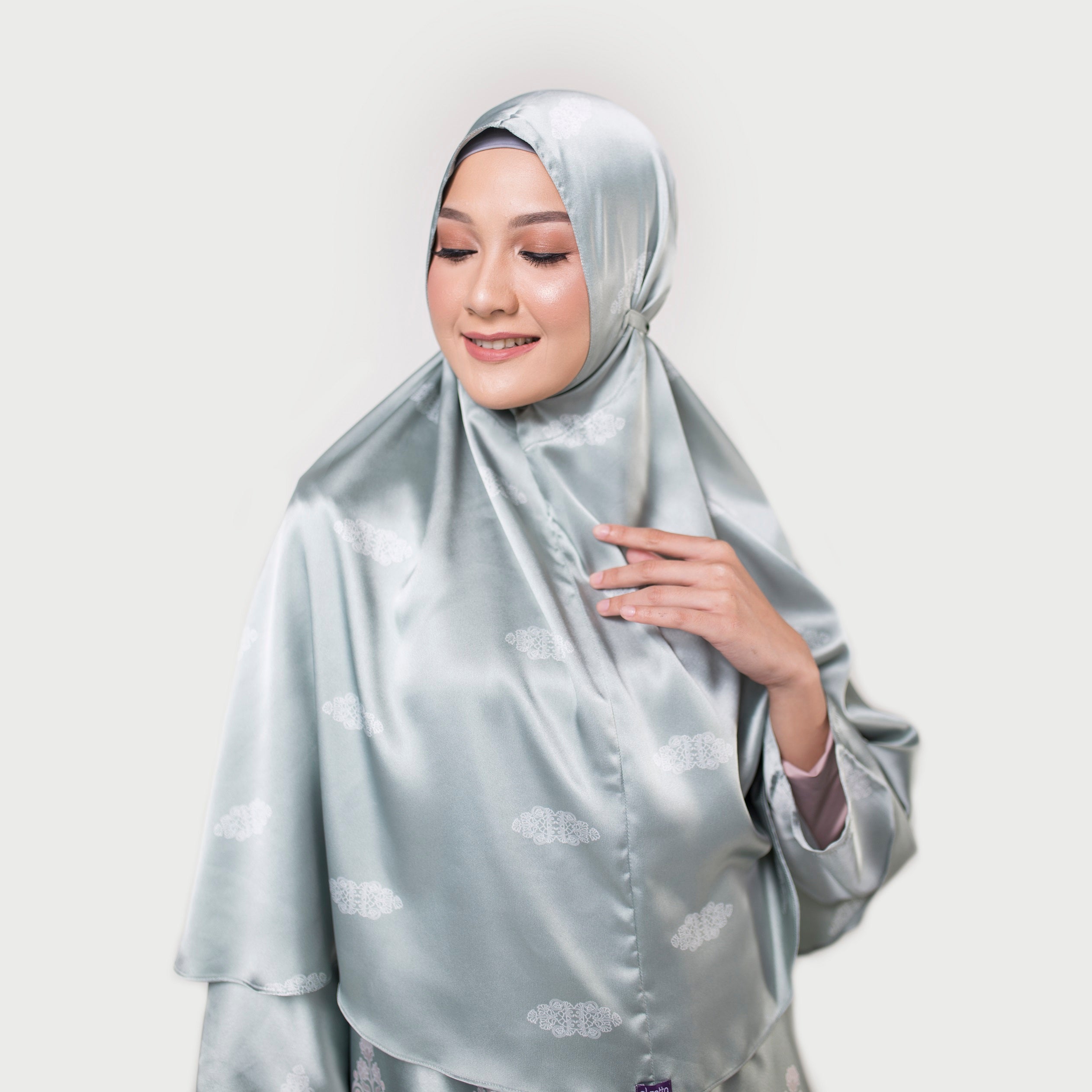 Bergo Zaria  L  Kamila Border Elzatta  Hijab Official