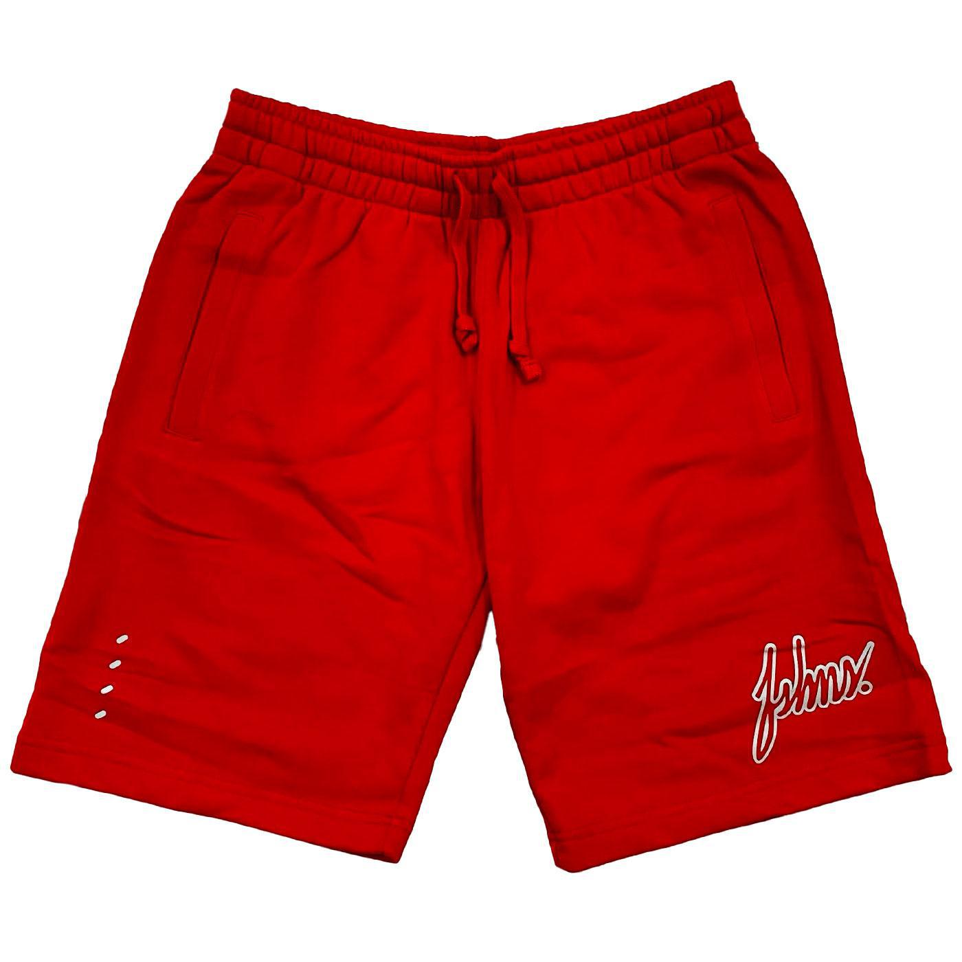 Original Logo Shorts (Red) | FSHNS Brand – Urban Street Wear