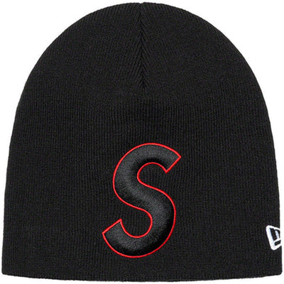 Supreme x New Era Box Logo Beanie 'Heather Grey' | Men's