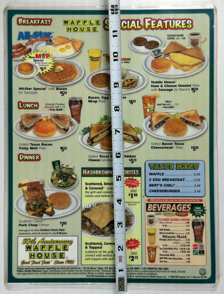 waffle house tucson menu