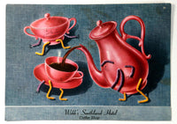 1966 WEBB'S SOUTHLAND HOTEL Original Coffee Shop Menu Self Serving Teapot & Cup