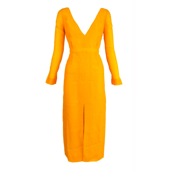 emilia wickstead yellow dress