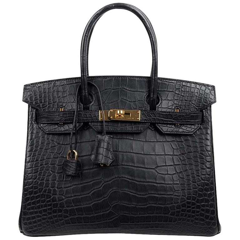 black alligator birkin bag