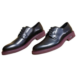 burgundy versace shoes