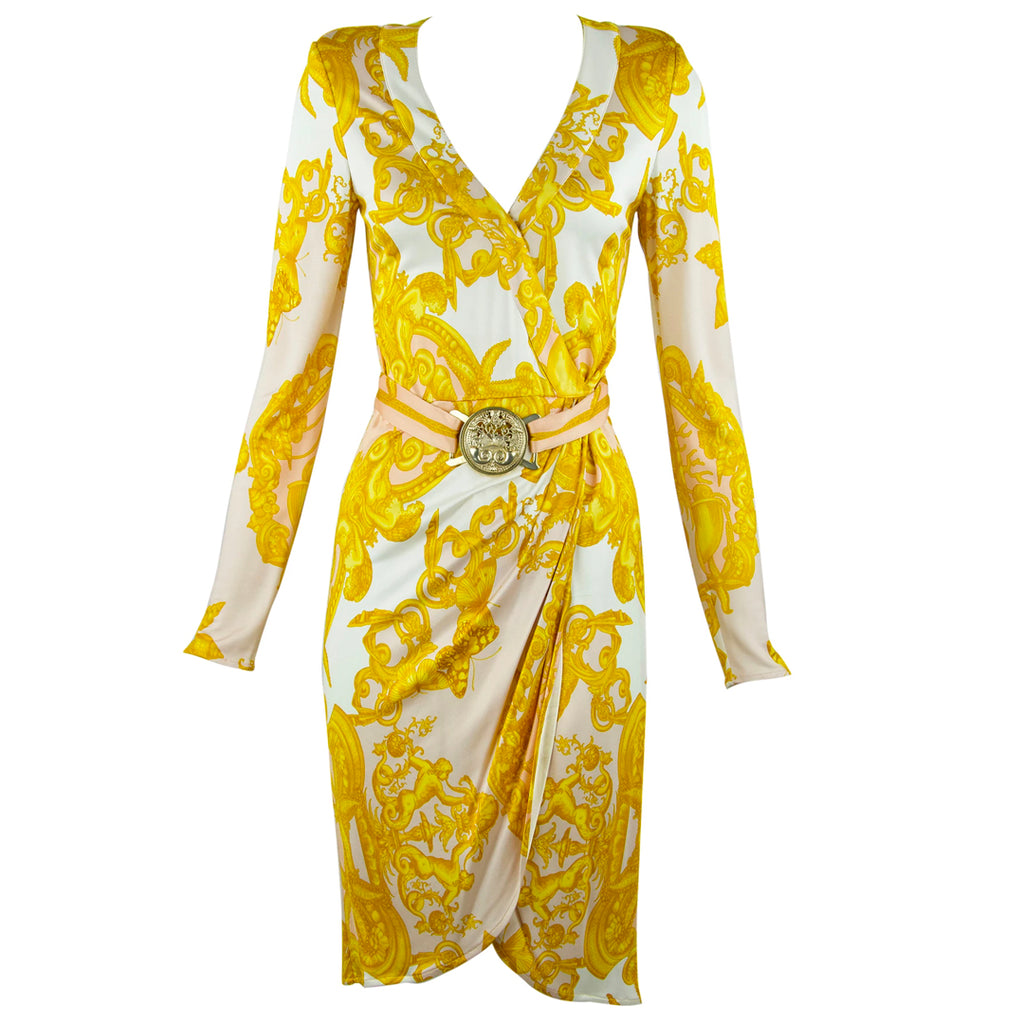 silk jersey wrap dress