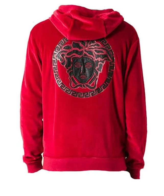 versace velvet sweatshirt