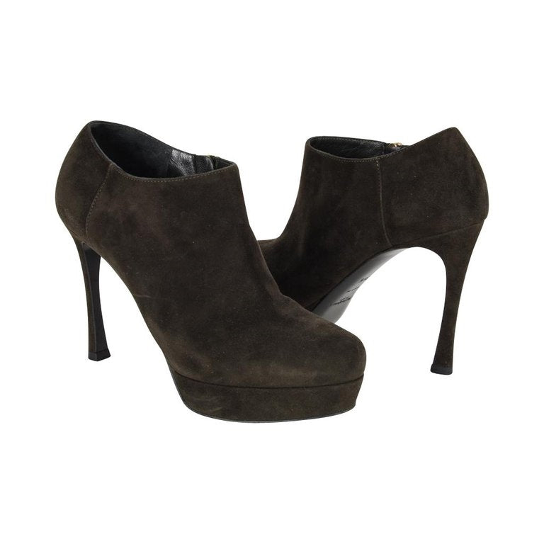 ysl suede ankle boots